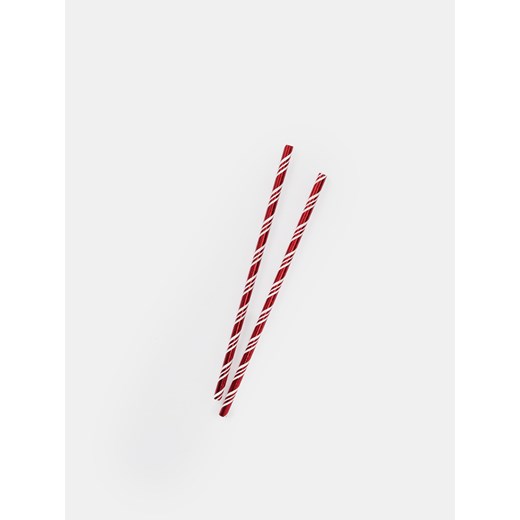 Sinsay - Słomki 100 pack - czerwony Sinsay One Size Sinsay