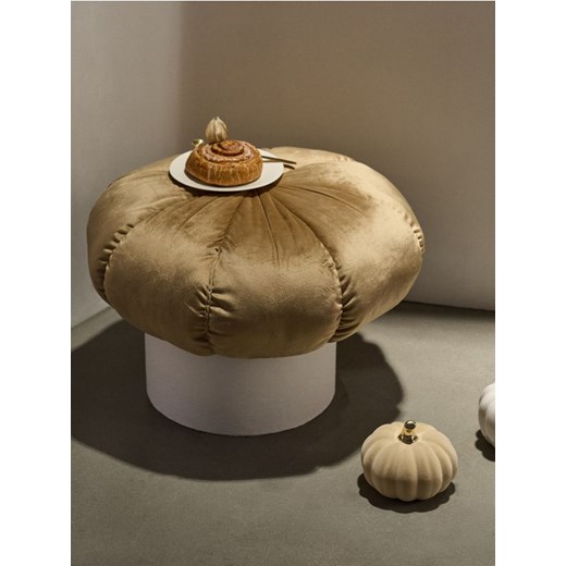 Sinsay - Okrągły puf dekoracyjny - żółty ze sklepu Sinsay w kategorii Pufy i siedziska - zdjęcie 186495387