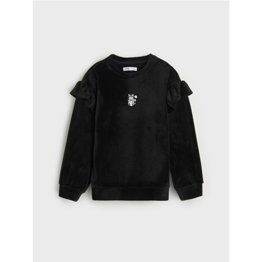 Sinsay - Bluza crewneck - czarny ze sklepu Sinsay w kategorii Bluzy chłopięce - zdjęcie 186495485