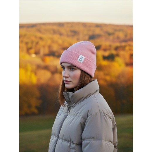 Sinsay - Czapka beanie - różowy ze sklepu Sinsay w kategorii Czapki zimowe damskie - zdjęcie 186495586
