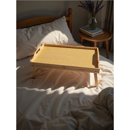 Sinsay - Stolik z możliwością złożenia - beżowy ze sklepu Sinsay w kategorii Misy i tace dekoracyjne - zdjęcie 186495645