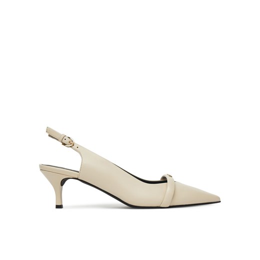 Czółenka Furla YJ09FCD X30000 1704S Écru ze sklepu eobuwie.pl w kategorii Czółenka - zdjęcie 186495697