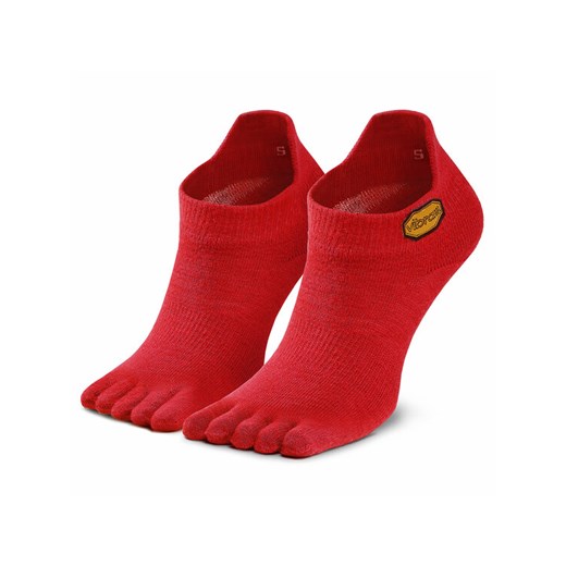 Skarpety krótkie Vibram Fivefingers Athletic No Show S18N04 Czerwony ze sklepu eobuwie.pl w kategorii Skarpetki damskie - zdjęcie 186495745