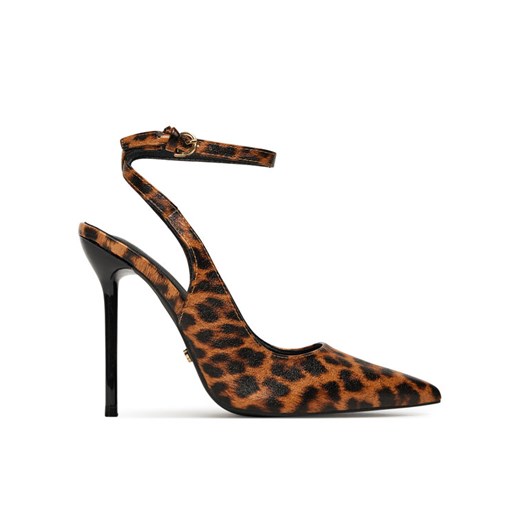 Szpilki DeeZee Q0328-1 Brązowy ze sklepu eobuwie.pl w kategorii Czółenka - zdjęcie 186495756