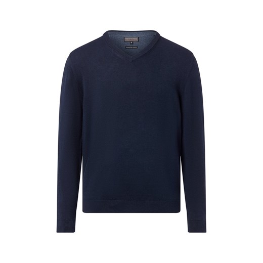 Finshley & Harding Sweter z zawartością kaszmiru Mężczyźni Bawełna granatowy Finshley & Harding XXXL vangraaf