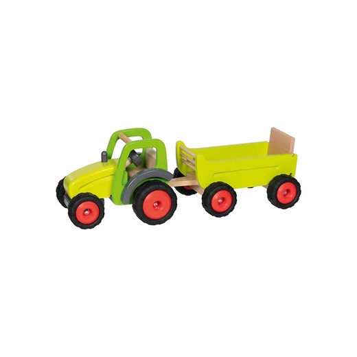 Goki Traktor z przyczepką - 12 m+ ze sklepu Limango Polska w kategorii Zabawki - zdjęcie 186497465