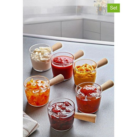 Violeta Home Miski (6 szt.) w kolorze jasnobrązowym do serwowania - 82 ml ze sklepu Limango Polska w kategorii Misy i tace dekoracyjne - zdjęcie 186497657