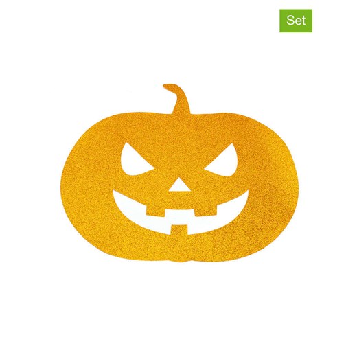 CHAKS Podkładki stołowe (4 szt.) &quot;Pumpkin&quot; w kolorze pomarańczowym - 37 x 40,3 cm ze sklepu Limango Polska w kategorii Podkładki na stół - zdjęcie 186498127