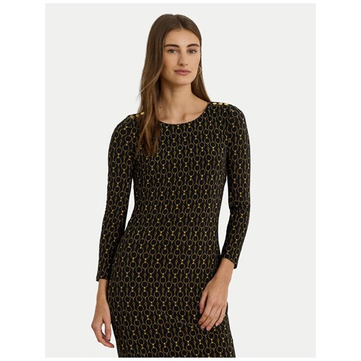 LAUREN RALPH LAUREN Sukienka codzienna 200980037001 Czarny Slim Fit ze sklepu MODIVO w kategorii Sukienki - zdjęcie 186498647
