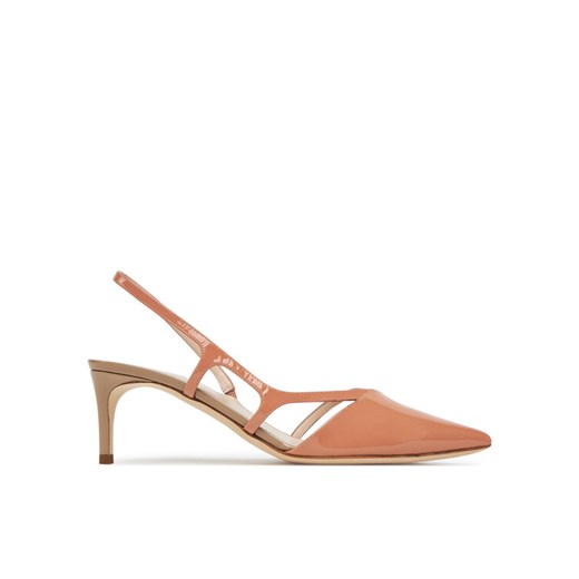 Pollini Czółenka PA10105C0MPC160A Beżowy ze sklepu MODIVO w kategorii Sandały damskie - zdjęcie 186498657