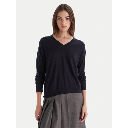 Weekend Max Mara Sweter Fiocchi 2525366042 Granatowy Regular Fit ze sklepu MODIVO w kategorii Swetry damskie - zdjęcie 186498759