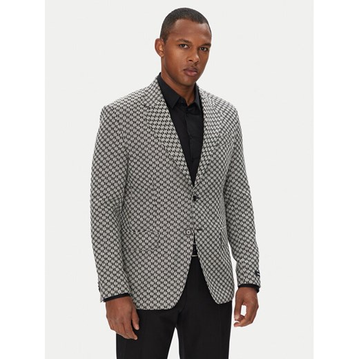 KARL LAGERFELD Marynarka 155106 553115 Szary Regular Fit ze sklepu MODIVO w kategorii Marynarki męskie - zdjęcie 186498835
