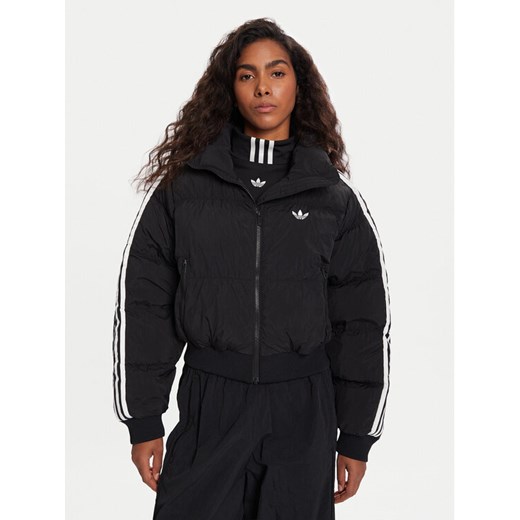 adidas Kurtka zimowa adicolor JX2970 Czarny Loose Fit XS MODIVO