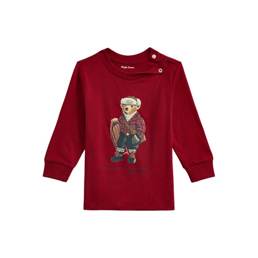 Polo Ralph Lauren Bluzka 320981265001 Czerwony Regular Fit ze sklepu MODIVO w kategorii Kaftaniki i bluzki - zdjęcie 186498958