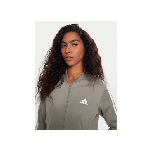 adidas Dres Essentials 3-Stripes JX0509 Zielony Regular Fit XS MODIVO