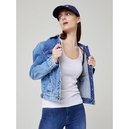 BIG STAR Top w kolorze białym S wyprzedaż Limango Polska