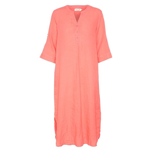 Kaffe Lniana sukienka w kolorze pomarańczowym Kaffe XS okazja Limango Polska