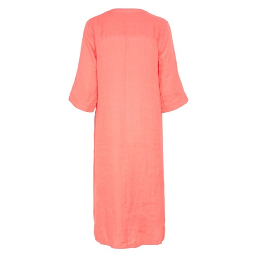 Kaffe Lniana sukienka w kolorze pomarańczowym Kaffe XS okazyjna cena Limango Polska