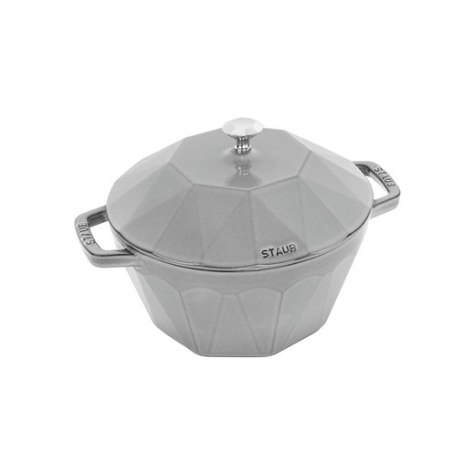 staub Brytfana "Diamond" w kolorze szarym - Ø 22 cm Staub onesize wyprzedaż Limango Polska