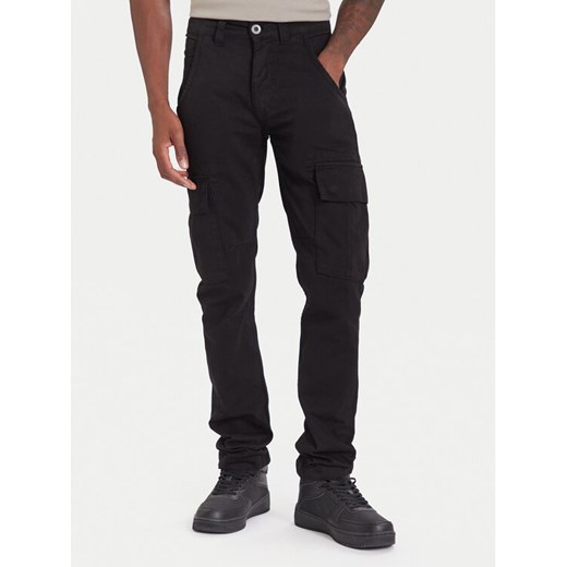 Alpha Industries Spodnie materiałowe Agent 158205 Czarny Regular Fit - id: 0000207377400 - marki Alpha Industries - 186501457 Alpha Industries Spodnie materiałowe Agent 158205 Czarny Regular Fit ze sklepu MODIVO w kategorii Spodnie męskie - zdjęcie 186501457