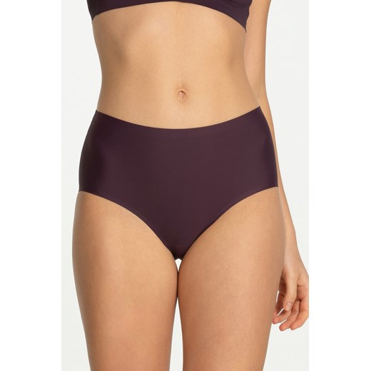 Wysokie figi Julimex Simple Maxi dark plum ze sklepu kontri.pl w kategorii Majtki damskie - zdjęcie 186501919