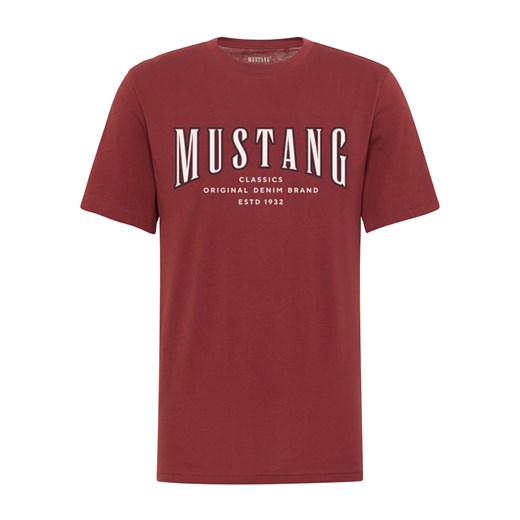 Męski T-Shirt Mustang Style Alex Russet Brown 1017335 8338 ze sklepu YouNeedit.pl w kategorii T-shirty męskie - zdjęcie 186502146
