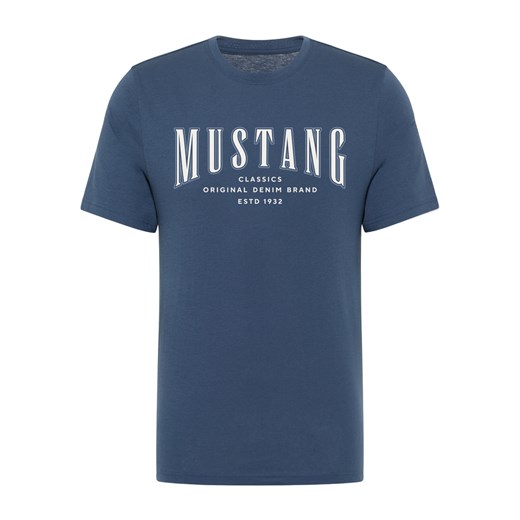 Męski T-Shirt Mustang Style Alex Dark Denim 1017335 5242 ze sklepu YouNeedit.pl w kategorii T-shirty męskie - zdjęcie 186502148