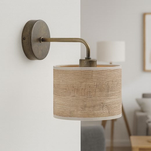 Kinkiet ścienny AURORA ECO do wnętrza w stylu boho - id: 6418 - marki Ciekot Partners Sp. Z O. O. - 186502508 Kinkiet ścienny AURORA ECO do wnętrza w stylu boho ze sklepu Lysne w kategorii Lampy ścienne - zdjęcie 186502508