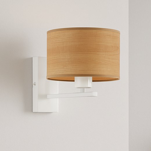 Prosta lampa ścienna do salonu ELVORA ECO w stylu rustykalnym - id: 6539 - marki Ciekot Partners Sp. Z O. O. - 186502546 Prosta lampa ścienna do salonu ELVORA ECO w stylu rustykalnym ze sklepu Lysne w kategorii Lampy ścienne - zdjęcie 186502546