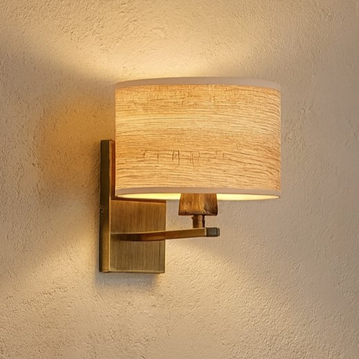 Minimalistyczny kinkiet ścienny w stylu skandynawskim ELVORA ECO - id: 6540 - marki Ciekot Partners Sp. Z O. O. - 186502549 Minimalistyczny kinkiet ścienny w stylu skandynawskim ELVORA ECO ze sklepu Lysne w kategorii Lampy ścienne - zdjęcie 186502549