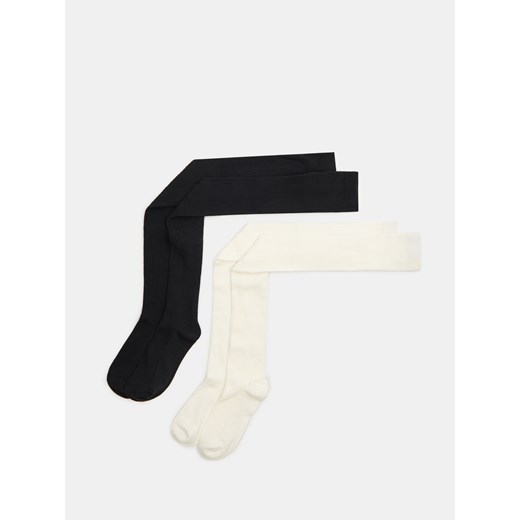 Sinsay - Prążkowane zakolanówki 2 pack - wielobarwny Sinsay 39/41 Sinsay