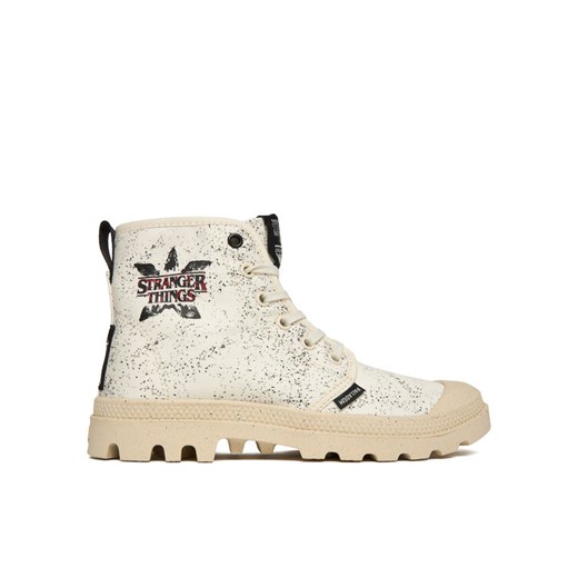 Trapery Palladium Pampa Demodog 74497-180-M Biały ze sklepu eobuwie.pl w kategorii Workery damskie - zdjęcie 186503998