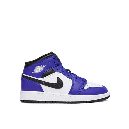 Sneakersy Nike Air Jordan 1 Mid (GS) DQ8423 402 Niebieski ze sklepu eobuwie.pl w kategorii Buty sportowe dziecięce - zdjęcie 186504058