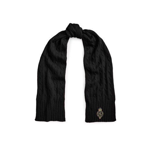 LAUREN RALPH LAUREN Szalik 454P04456003 Czarny ze sklepu MODIVO w kategorii Szaliki i chusty damskie - zdjęcie 186504917