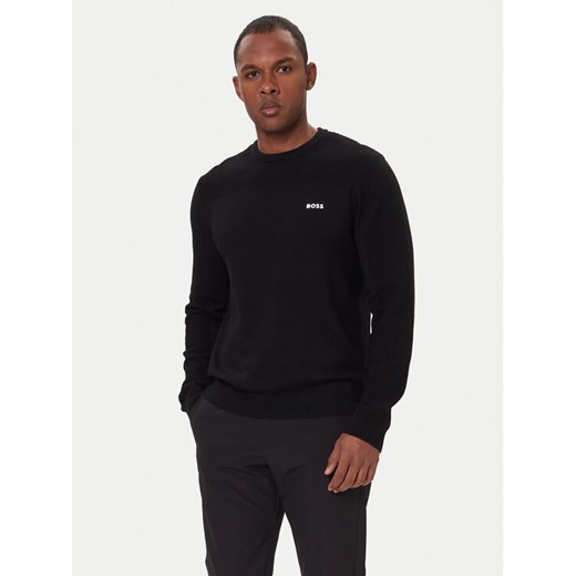 BOSS Sweter Momentum-X CN 50547507 Czarny Slim Fit ze sklepu MODIVO w kategorii Swetry męskie - zdjęcie 186504919