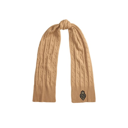 LAUREN RALPH LAUREN Szalik 454P04456002 Beżowy ze sklepu MODIVO w kategorii Szaliki i chusty damskie - zdjęcie 186504926