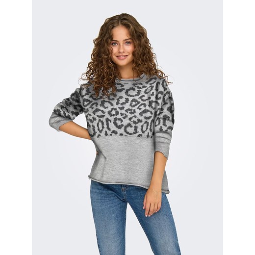 ONLY Sweter w kolorze szarym ze sklepu Limango Polska w kategorii Swetry damskie - zdjęcie 186505556