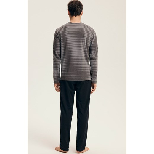 Henderson bawełniana piżama męska New 43455-90X, Kolor szary, Rozmiar 2XL, Henderson ze sklepu Intymna w kategorii Piżamy męskie - zdjęcie 186506808
