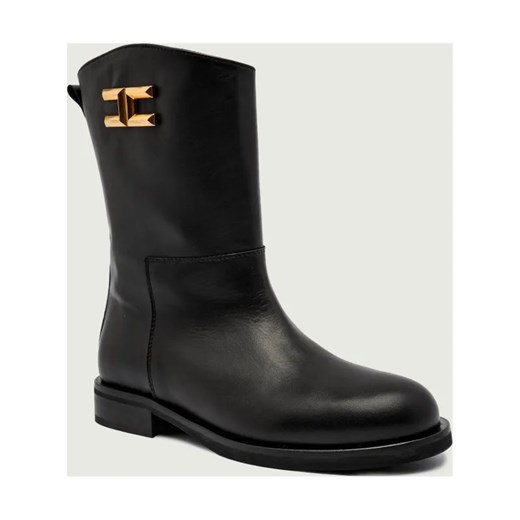 Elisabetta Franchi Skórzane botki ze sklepu Gomez Fashion Store w kategorii Buty zimowe dziecięce - zdjęcie 186506885