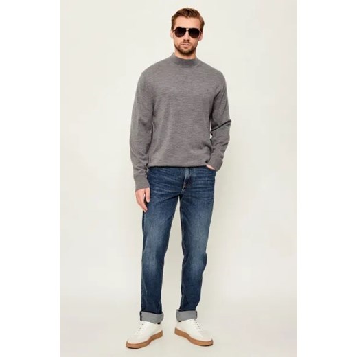 Calvin Klein Wełniany półgolf | Regular Fit Calvin Klein L Gomez Fashion Store