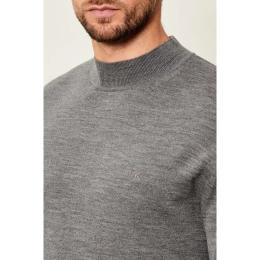 Calvin Klein Wełniany półgolf | Regular Fit Calvin Klein XXL Gomez Fashion Store