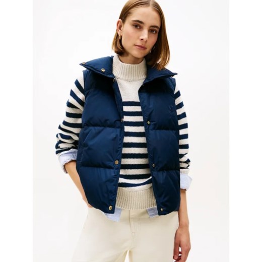 Tommy Hilfiger Puchowy bezrękawnik CREST | Loose fit ze sklepu Gomez Fashion Store w kategorii Kamizelki damskie - zdjęcie 186507715