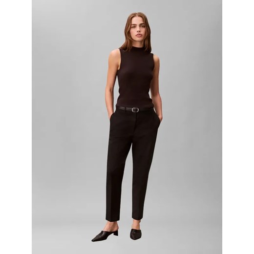 Calvin Klein Spodnie chino | Straight fit ze sklepu Gomez Fashion Store w kategorii Spodnie damskie - zdjęcie 186507769