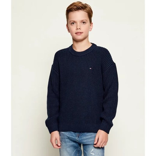 Tommy Hilfiger Sweter | Regular Fit ze sklepu Gomez Fashion Store w kategorii Swetry chłopięce - zdjęcie 186507786