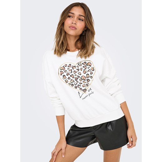 ONLY Bluza w kolorze białym S okazja Limango Polska