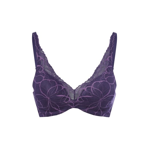 Triumph Biustonosz damski na fiszbinach - Body Make-Up Illusion Lace Kobiety lila wzorzysty ze sklepu vangraaf w kategorii Biustonosze - zdjęcie 186508299