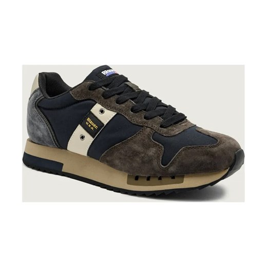 BLAUER Sneakersy QUEENS01 | z dodatkiem skóry ze sklepu Gomez Fashion Store w kategorii Buty sportowe męskie - zdjęcie 186508456