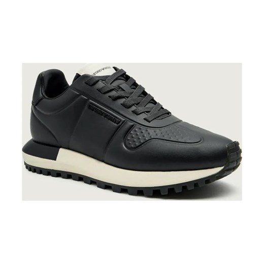 Emporio Armani Skórzane sneakersy ze sklepu Gomez Fashion Store w kategorii Buty sportowe męskie - zdjęcie 186508467