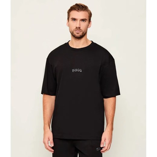 HUGO T-shirt Dadsu | Oversize fit ze sklepu Gomez Fashion Store w kategorii T-shirty męskie - zdjęcie 186508585