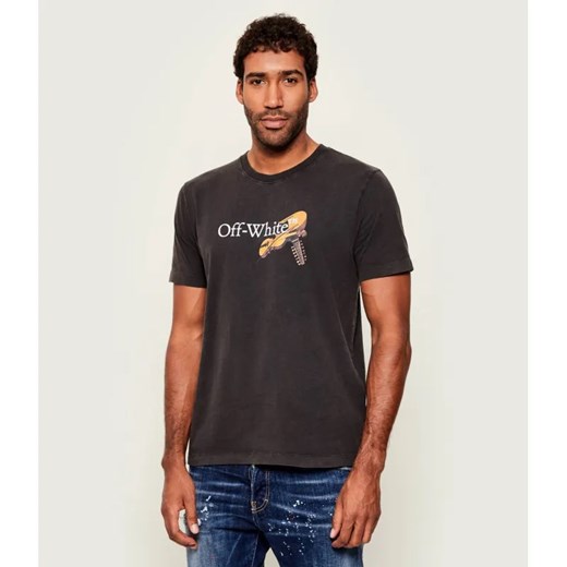 OFF-WHITE T-shirt CUPID ARROW | Slim Fit ze sklepu Gomez Fashion Store w kategorii T-shirty męskie - zdjęcie 186508586
